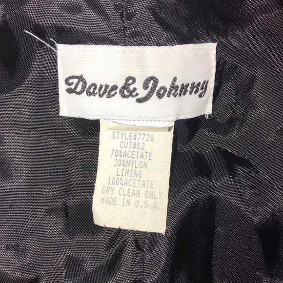 Black Velvet Open Jacket, Size Small - Picture 6 of 8